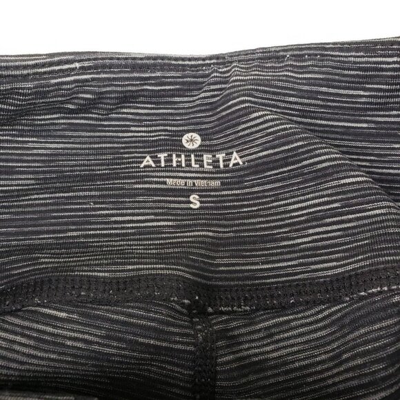 Athleta Mind Over Matter Crop Leggings Womens Small Space Dye Crisscross Capri - Picture 10 of 14